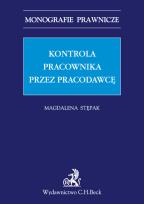 Okładka książki Kontrola pracownika przez pracodawcę