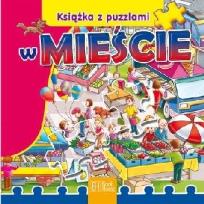 Okładka książki Książka z puzzlami - W mieście
