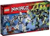 Okładka książki Lego Ninjago Starcie tytanów Mech