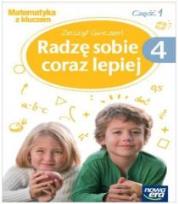 Okładka książki Matematyka SP 4/1 Z Kluczem Radzę sobie coraz NE