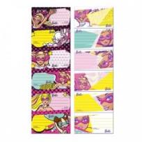Opakowanie Naklejki na zeszyt Barbie Power 25szt