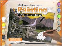 Opakowanie Numerkowe Malowanie Ścieżka wilka junior, duży