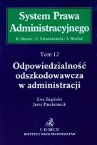 Okładka książki Odpowiedzialność odszkodowawcza w administracji tom 12