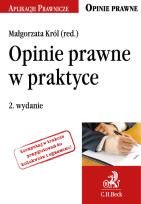 Okładka książki Opinie prawne w praktyce