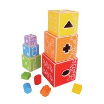 Opakowanie Piramida z klocków