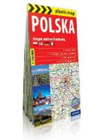 Okładka książki Plastic map Polska 1:700 000 w.2015