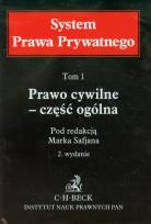 Okładka książki Prawo cywilne część ogólna tom 1