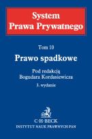 Opakowanie Prawo spadkowe System Prawa Prywatnego Tom 10