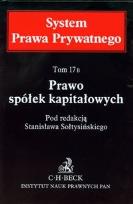 Okładka książki Prawo spółek kapitałowych tom 17B
