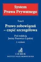 Okładka książki Prawo zobowiązań część szczegółowa tom 8