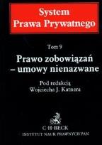 Okładka książki Prawo zobowiązań Umowy nienazwane tom 9