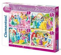 Opakowanie Puzzle 12+20+24+35 Księżniczki