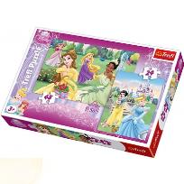 Opakowanie Puzzle 2w1 Księżniczki TREFL