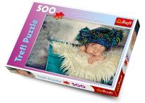 Okładka książki Puzzle 500 Popołudniowa drzemka w futerku TREFL