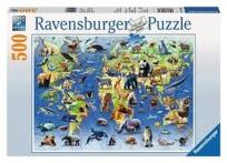 Opakowanie Puzzle 500 Zagrożone zwierzęta