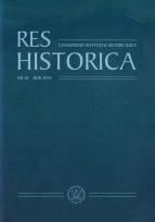 Opakowanie Res Historica Tom 38/2014