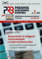 Okładka książki Rozrachunki w księgach rachunkowych i w sprawozdawczości