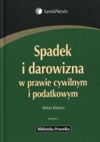 Okładka książki Spadek i darowizna w prawie cywilnym i podatkowym