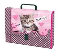 Opakowanie TECZKA Z RACZKA A4 PIESKI KOTY BPZ MAJE