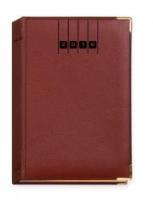 Okładka książki Terminarz 2016 - A5 Lux - złocony brązowy