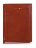 Okładka książki Terminarz 2016 - B6 Marid - brązowy