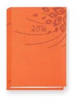 Okładka książki Terminarz 2016 - B6 Print - pomarańczowy