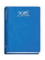 Okładka książki Terminarz 2016 - B7 Standard - niebieski