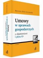 Okładka książki Umowy w sprawach gospodarczych z objaśnieniami i płytą CD