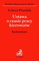 Okładka książki Ustawa o czasie pracy kierowców Komentarz