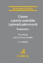 Okładka książki Ustawa o prawie autorskim i prawach pokrewnych Komentarz