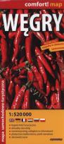 Opakowanie Węgry 1:520 000 - laminowana mapa samochodowa