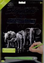 Opakowanie Wydrapywanka srebrna Stado słoni