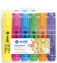 Okładka książki Zakreślacze Zenith Rainbow - zestaw 6 sztuk