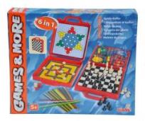 Okładka książki Zestaw gier w walizce 6 w 1