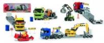 Okładka książki Zestaw pojazdów budowlanych 49 cm, 4 rodzaje