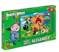 Okładka książki Angry Birds Rio. Puzzle 20 maxi Ptasi koncert ALEX
