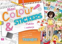 Okładka książki Blok maxi Colour Stickers kolorowanka