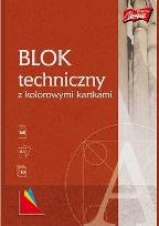 Opakowanie Blok techniczny A4/10K kolorowy MIX (10szt)