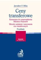 Okładka książki Ceny transferowe Komentarz do rozporządzenia Ministra Finansów