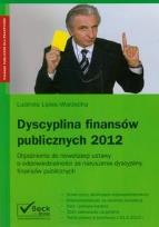 Okładka książki Dyscyplina finansów publicznych 2012
