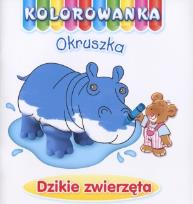 Okładka książki Dzikie zwierzęta. Kolorowanka Okruszka