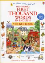 Okładka książki First Thousand Words in English Sticker Book