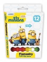Opakowanie Flamastry 12 kolorów Minionki BAMBINO
