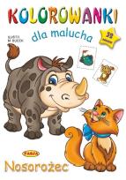 Okładka książki Kolorowanki dla malucha Nosorożec