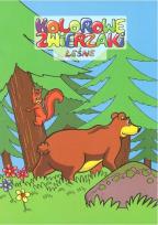 Okładka książki Kolorowe zwierzaki. Leśne