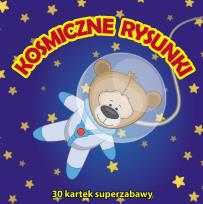 Okładka książki Kosmiczne rysunki Kolorowanka