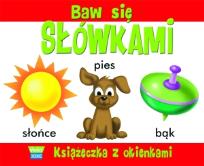 Okładka książki Książeczka z okienkami - Baw się słówkami