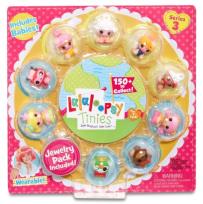 Opakowanie Lalaloopsy Tinies Seria 3 Zestaw 10 figurek żółty