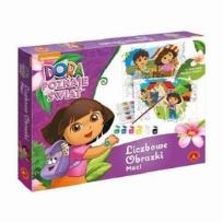 Opakowanie Liczbowe obrazki maxi - Dora poznaje świat ALEX