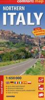 Opakowanie Northern Italy laminowana mapa samochodowa 1:650 000